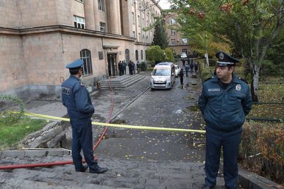 Explosion rocks university in Armenia's capital, killing 1 person and injuring 3