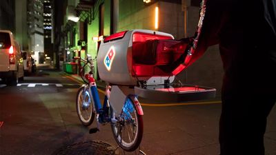 Coming in hot! Domino's DXB delivery eBike packs its own oven for piping hot pizza