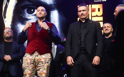 Photos: Tyson Fury vs. Oleksandr Usyk pre-fight press conference