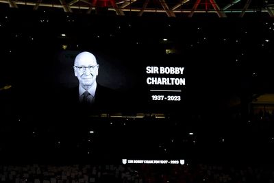 Wembley celebrates life of Sir Bobby Charlton ahead of England’s Malta qualifier