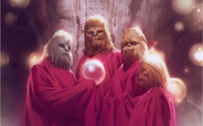 The 'Star Wars' universe celebrates Life Day today with red robes, glowing orbs and goodwill