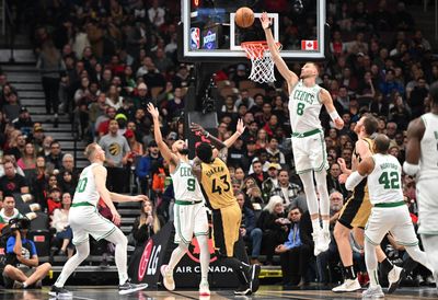 Celtics remain undefeated in in-season tournament play, beat Raps 108-105