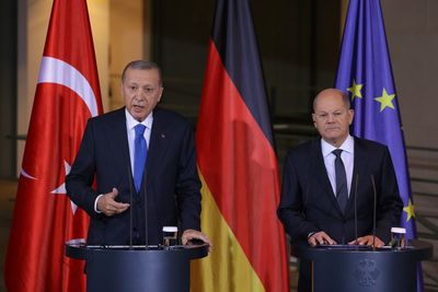 Germany unwilling to criticise Israel because of Holocaust guilt, says Turkey’s Erdogan