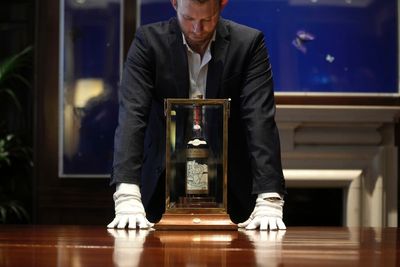 Cheers! Bottle of Scotch whisky sells for a record $2.7 million at auction