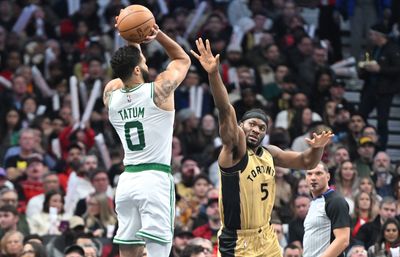 Raptors’ Precious Achiuwa backs up Jaylen Brown’s critique of in-season tournament courts’ safety