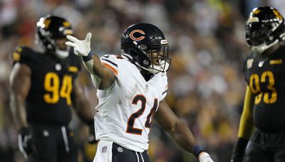 Bears activate RB Khalil Herbert from IR for Lions game