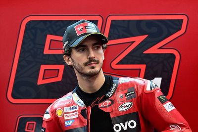 Bagnaia "angry" after points gap to Martin narrows in difficult Qatar MotoGP sprint