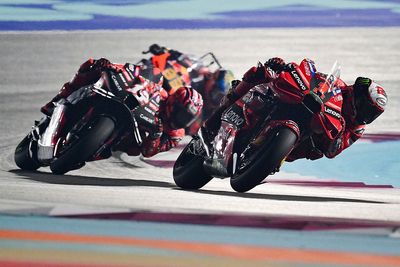 Bagnaia "angry" after points gap to Martin narrows in Qatar MotoGP sprint