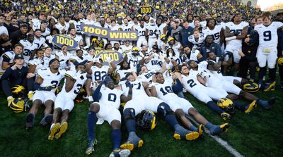Embattled Michigan Makes College Football History With Gritty Win at Maryland