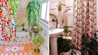 8 of the best small bathroom shower curtain ideas