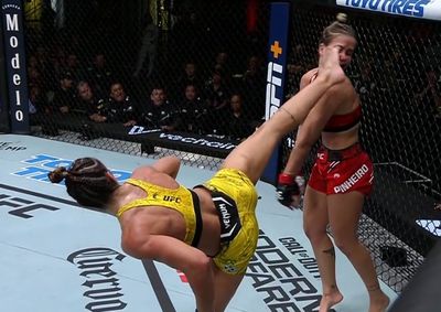UFC Fight Night 232 video: Amanda Ribas storms Luana Pinheiro with strikes for third-round TKO