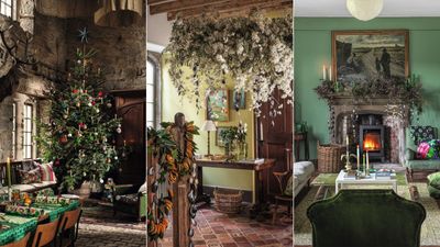 Explore a colorful and characterful Victorian vicarage decked out for the holidays