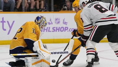 Blackhawks focusing on shooting — and learning — after loss to Predators