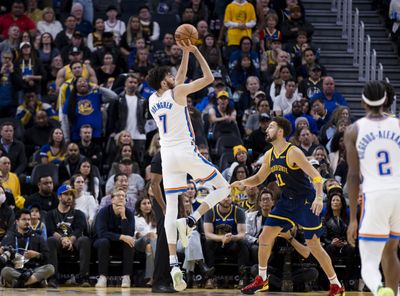 NBA Twitter reacts to Warriors’ losing slide falling to six straight games after OT loss vs. Thunder