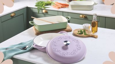 Aldi's cast iron cookware returns for spring – in delicious pastel shades, £280 less than iconic Le Creuset dishes