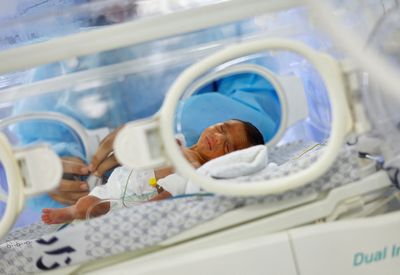 Babies evacuated from al-Shifa Hospital to southern Gaza amid Israel war
