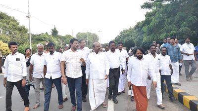 Potholed Mada Street restored for Karthigai Deepam festival in Tiruvannamalai