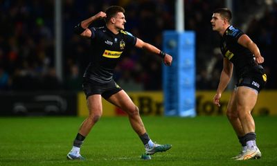 Slade’s last-gasp kick edges Exeter past Gloucester amid financial uncertainty