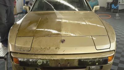 Watch This Abandoned Porsche 944 Get Its First Wash In 15 Years