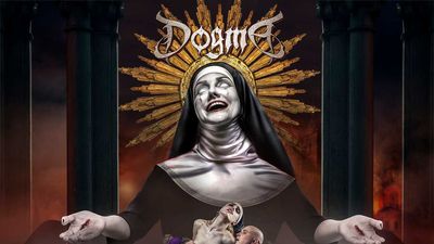 "Their eye-catching if shamelessly transparent spin is to dress as sexy undead fetish nuns while churning out 80s-inspired Euro-metal": Dogma by Dogma