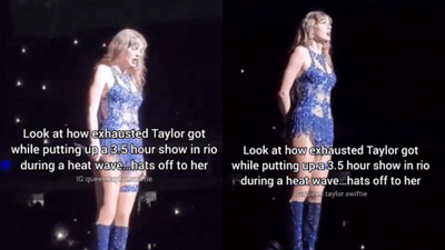 A Video Of Taylor Swift Gasping For Air During Her Brazil Gig Where A Fan Died Is Going Viral