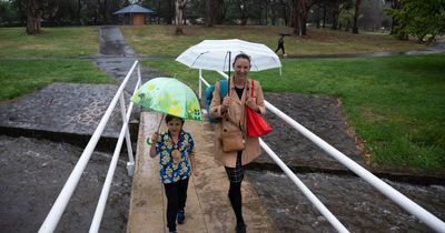 Heavy rain hits territory causing chaos on region's roads