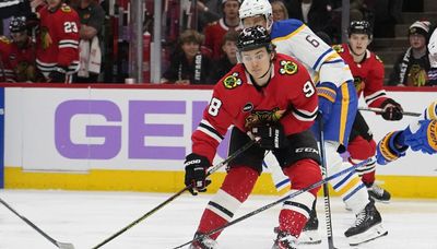 Connor Bedard, Lukas Reichel united at last in Blackhawks’ loss to Sabres
