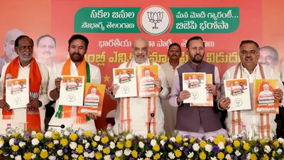 BJP’s Telangana manifesto: Revising history, deporting illegal immigrants, banning cow slaughter