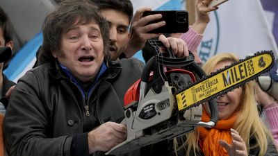 Chainsaw in hand, ‘anarcho-capitalist’ Javier Milei upends Argentina’s politics