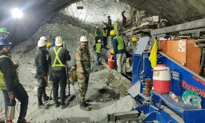 Silkyara tunnel collapse: 6-inch-wide pipe reaches trapped labourers; rescuers say now will go with 'full force'