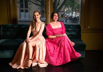 Sew sisters: the Melbourne gala where ‘it’s not weird to touch each other’s clothes’