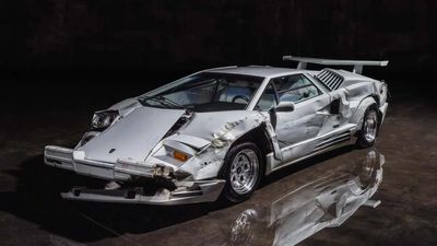 You Could Own Leonardo DiCaprio's Crashed 'Wolf Of Wall Street' Countach
