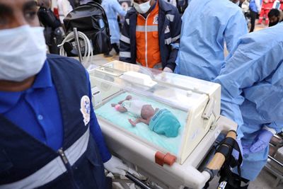 Group of 28 premature Gaza babies evacuated to Egypt amid Israeli attacks