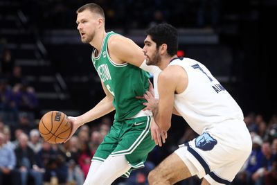 On Kristaps Porzingis helping the Boston Celtics scrape by the Memphis Grizzlies