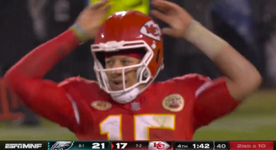 Patrick Mahomes was completely stunned after Marquez Valdes-Scantling dropped a game-winning Chiefs TD