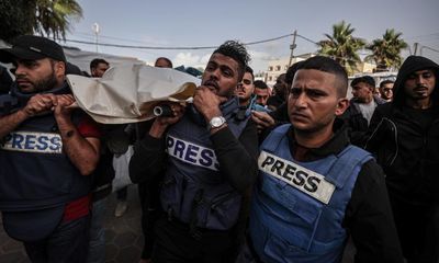 Israel-Hamas war is deadliest conflict on record for reporters, says watchdog
