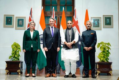 India, Australia commit to boosting strategic ties as their diplomats and defense chiefs hold talks