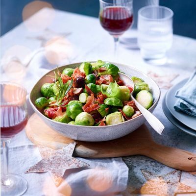 Sprouts with iberico ham and a classic Danish salad – recipes for Christmas side dishes