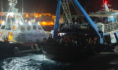 Girl, two, dies and eight missing after boat sinks off Lampedusa in Italy