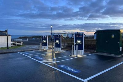 Electric car chargers installed at popular Highlands tourist spot