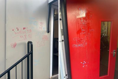 Community hits out at 'disgusting' Nazi vandalism at Glasgow school