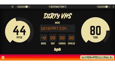 Dirty VHS is a free plugin that brings back the dodgy sound of old VCRs and video tapes