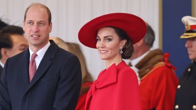 Kate Middleton’s red cape is ‘fashion forward’ departure from usual ‘demure style’, fashion editor says