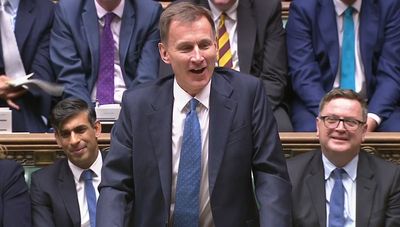 Autumn statement – latest: Jeremy Hunt cuts national insurance but tax burden set to hit post-war high