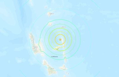 Powerful magnitude-7 earthquake strikes Vanuatu region