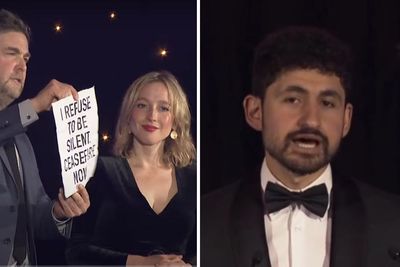 Watch the pro-ceasefire speeches CUT by BBC from the Scottish Bafta Awards