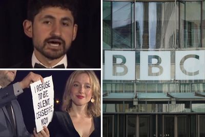BBC issues response after ceasefire calls cut from Bafta coverage