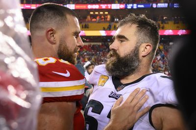 Travis and Jason Kelce thank Taylor Swift and Swifties for getting their Christmas song to No. 1