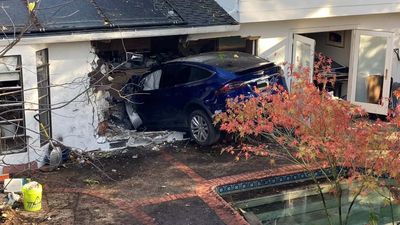 Tesla Model X Flies ‘40 To 50 Feet Through The Air,’ Lands In Bay Area Kitchen