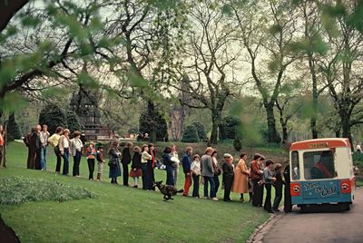 A dog joins a queue for ice-cream in Glasgow: Douglas Corrance’s best photograph